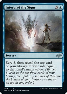 Image for Interpret the Signs (309) (Jumpstart 2022) - Magic: The Gathering