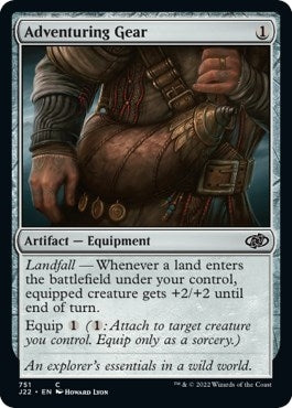 Image for Adventuring Gear (751) (Jumpstart 2022) - Magic: The Gathering