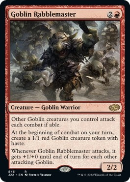 Image for Goblin Rabblemaster (545) (Jumpstart 2022) - Magic: The Gathering