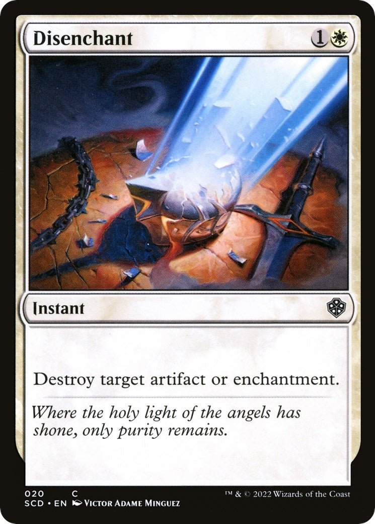 Image for Disenchant (20) (Starter Commander Decks) - Magic: The Gathering