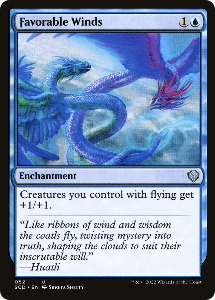 Image for Favorable Winds (52) (Starter Commander Decks) - Magic: The Gathering