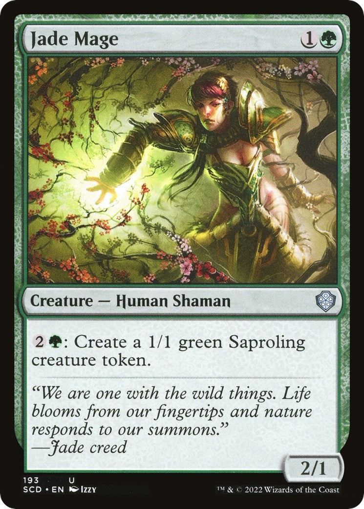 Image for Jade Mage (193) (Starter Commander Decks) - Magic: The Gathering