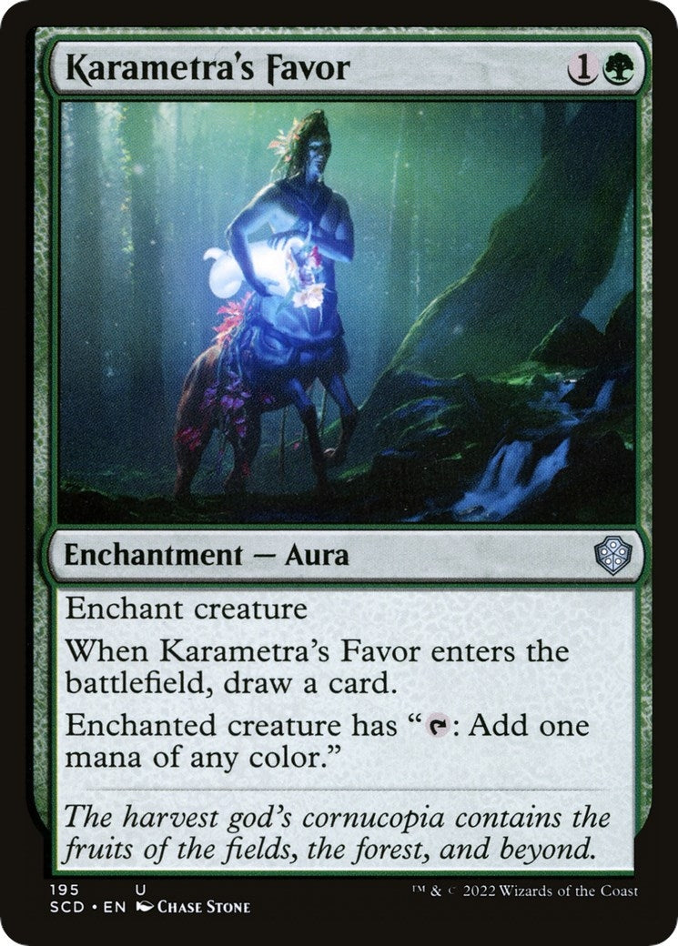 Image for Karametra's Favor (195) (Starter Commander Decks) - Magic: The Gathering