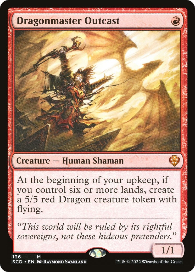 Image for Dragonmaster Outcast (136) (Starter Commander Decks) - Magic: The Gathering
