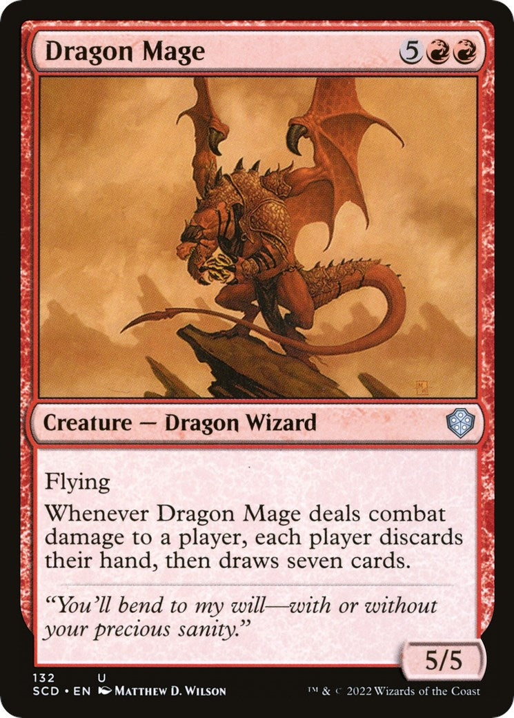 Image for Dragon Mage (132) (Starter Commander Decks) - Magic: The Gathering