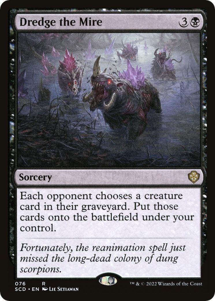 Image for Dredge the Mire (76) (Starter Commander Decks) - Magic: The Gathering