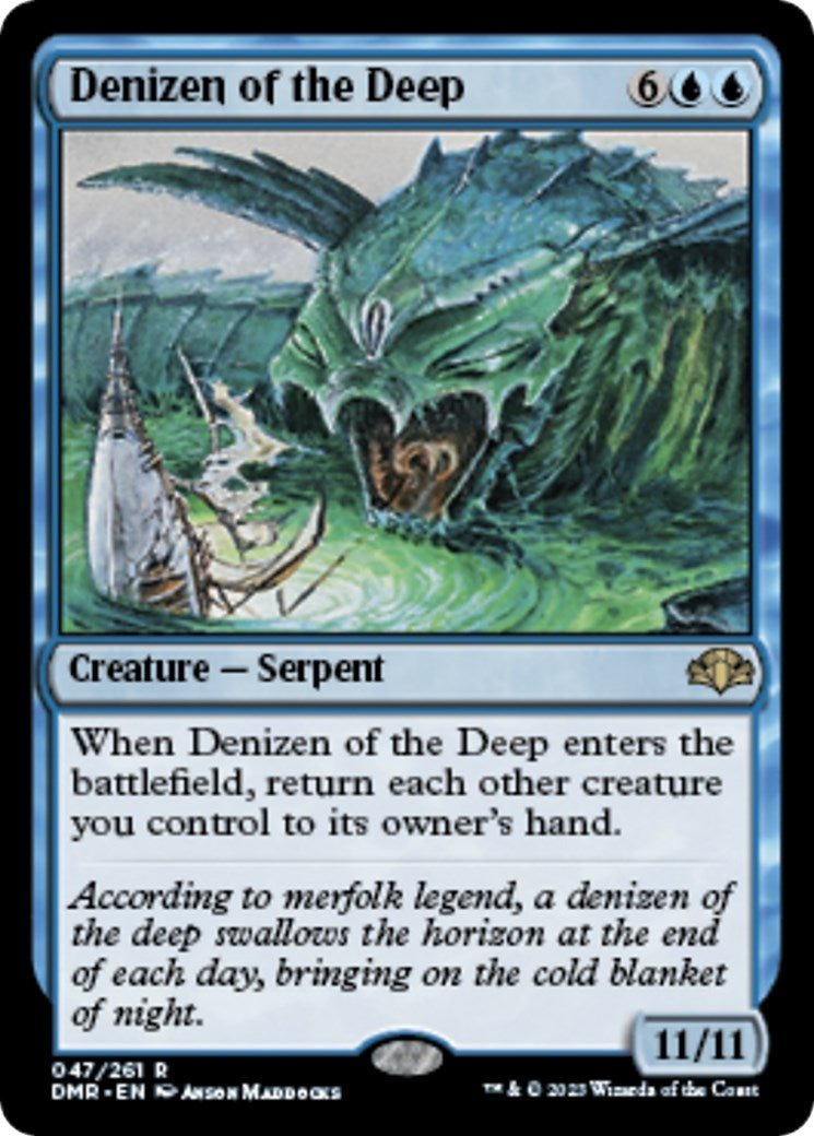Image for Denizen of the Deep (47) (Dominaria Remastered) - Magic: The Gathering