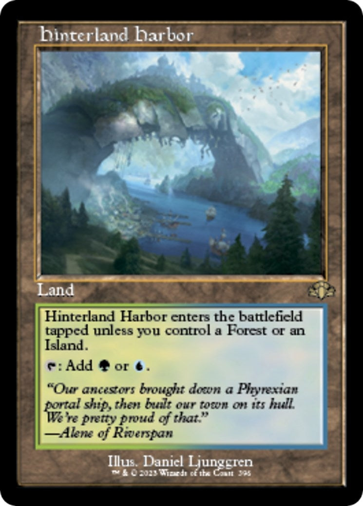 Image for Hinterland Harbor (Retro Frame) (396) (Dominaria Remastered) - Magic: The Gathering