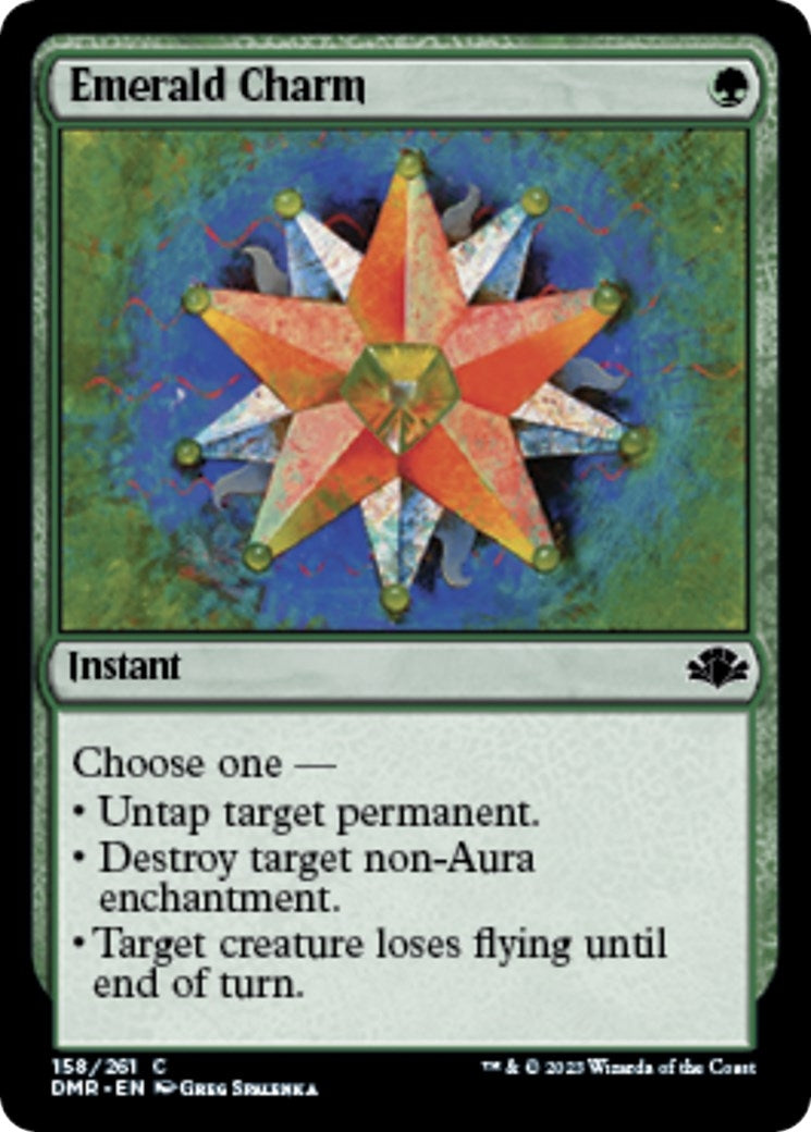 Image for Emerald Charm (158) (Dominaria Remastered) - Magic: The Gathering