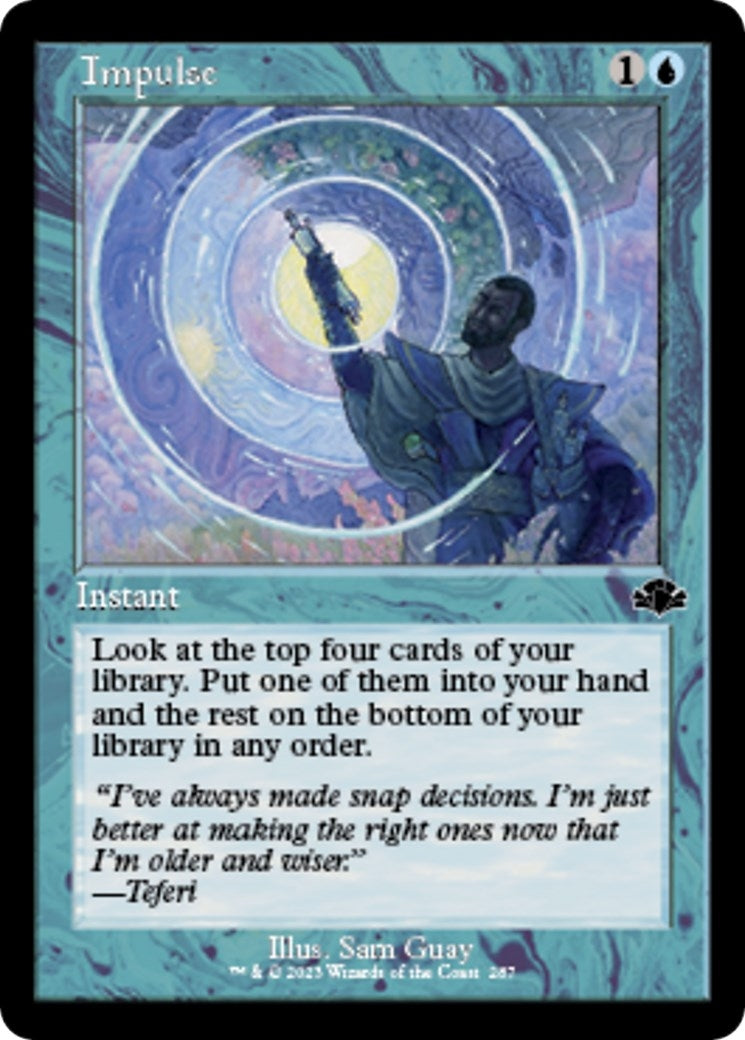 Image for Impulse (Retro Frame) (287) (Dominaria Remastered) - Magic: The Gathering