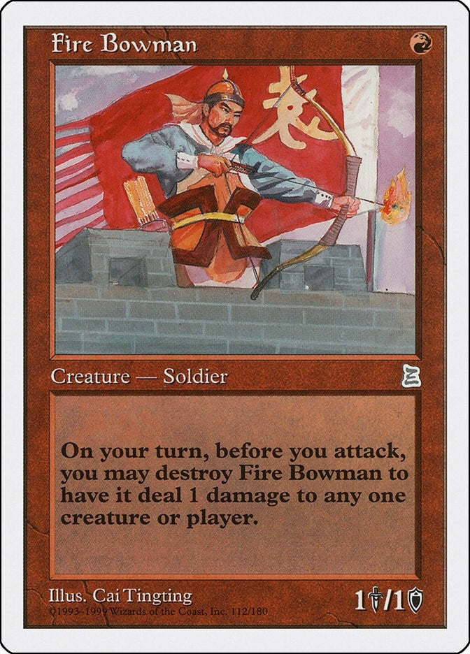 Image for Fire Bowman (112) (Portal Three Kingdoms) - Magic: The Gathering