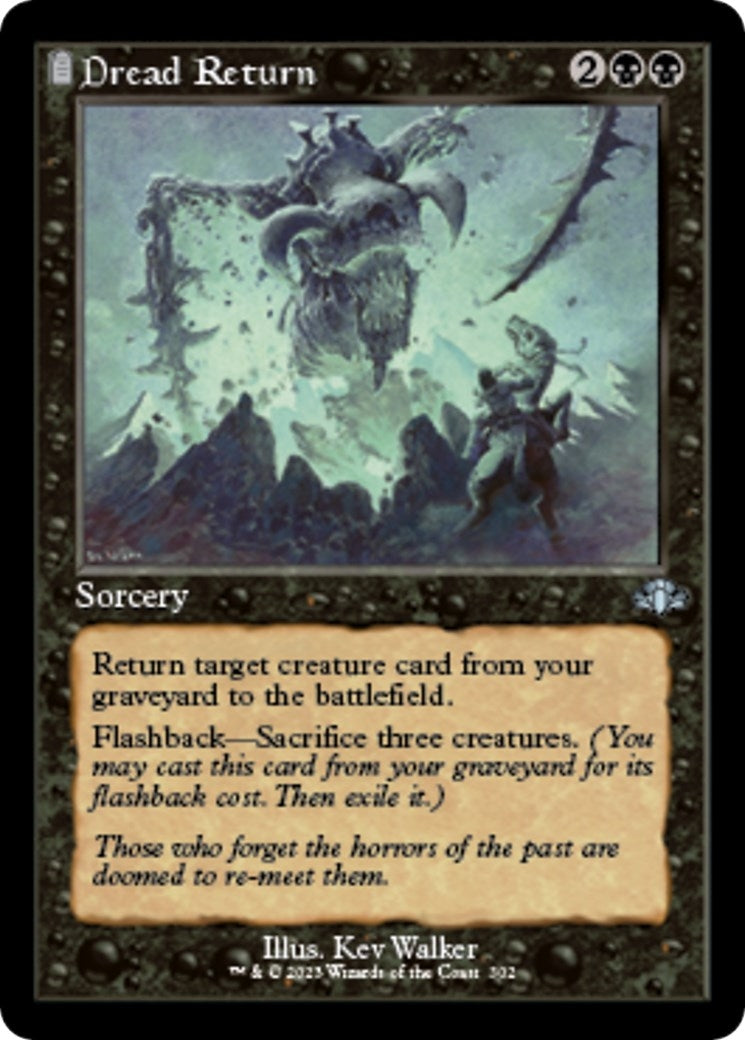 Image for Dread Return (Retro Frame) (302) (Dominaria Remastered) - Magic: The Gathering