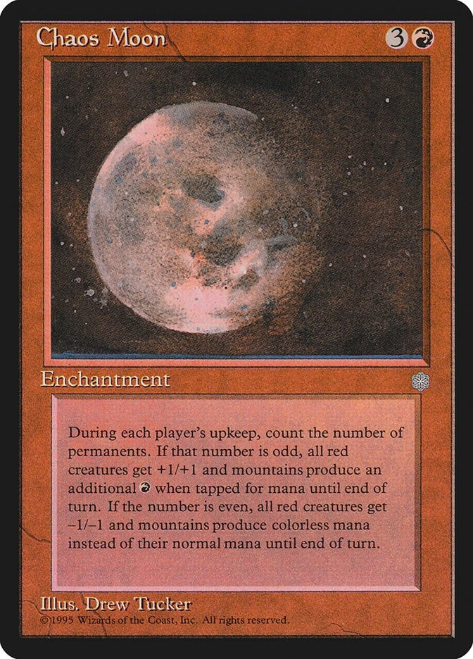 Image for Chaos Moon (Ice Age) - Magic: The Gathering