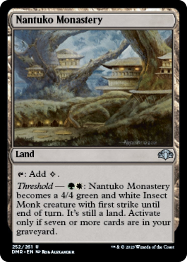Image for Nantuko Monastery (252) (Dominaria Remastered) - Magic: The Gathering
