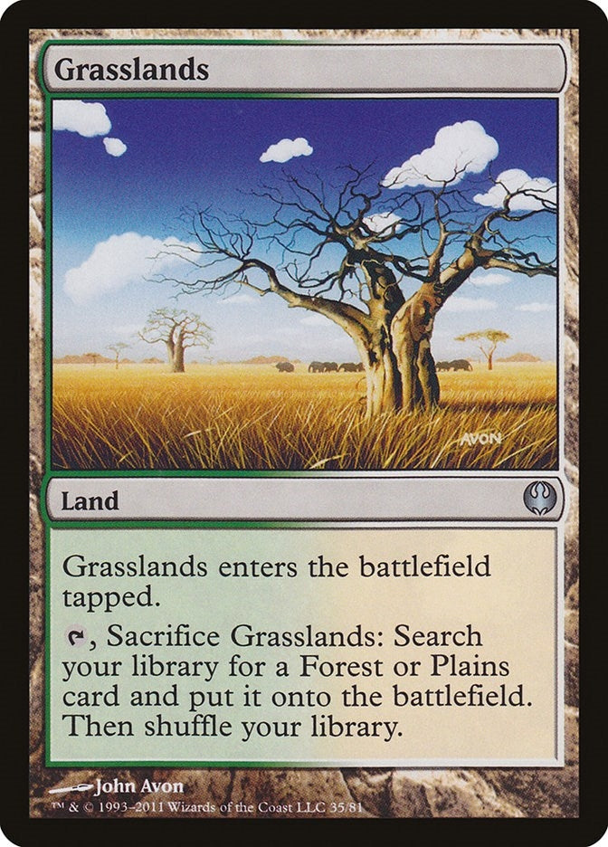 Image for Grasslands (35) (Knights vs. Dragons) - Magic: The Gathering