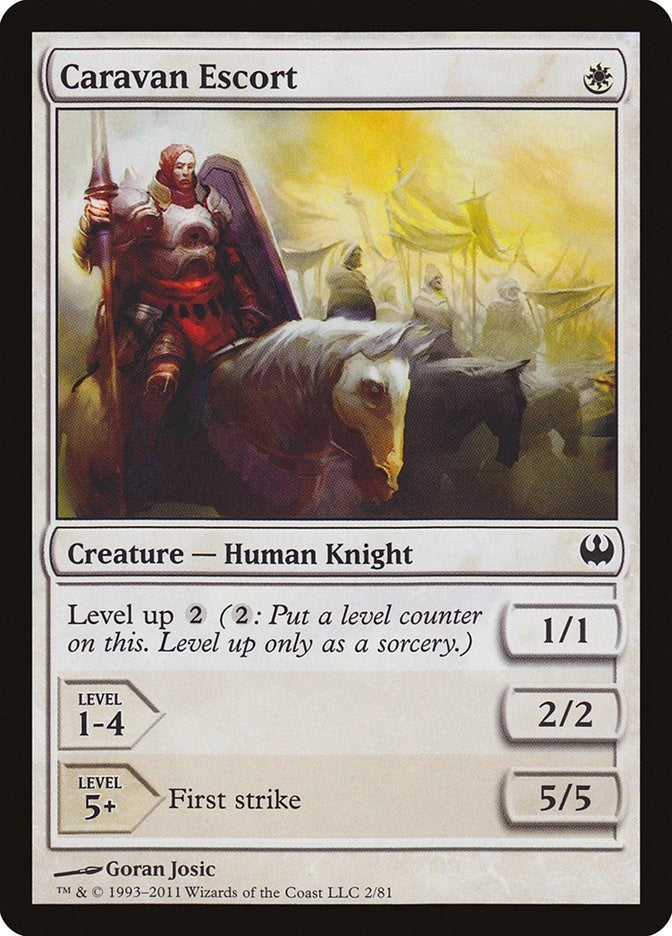 Image for Caravan Escort (2) (Knights vs. Dragons) - Magic: The Gathering