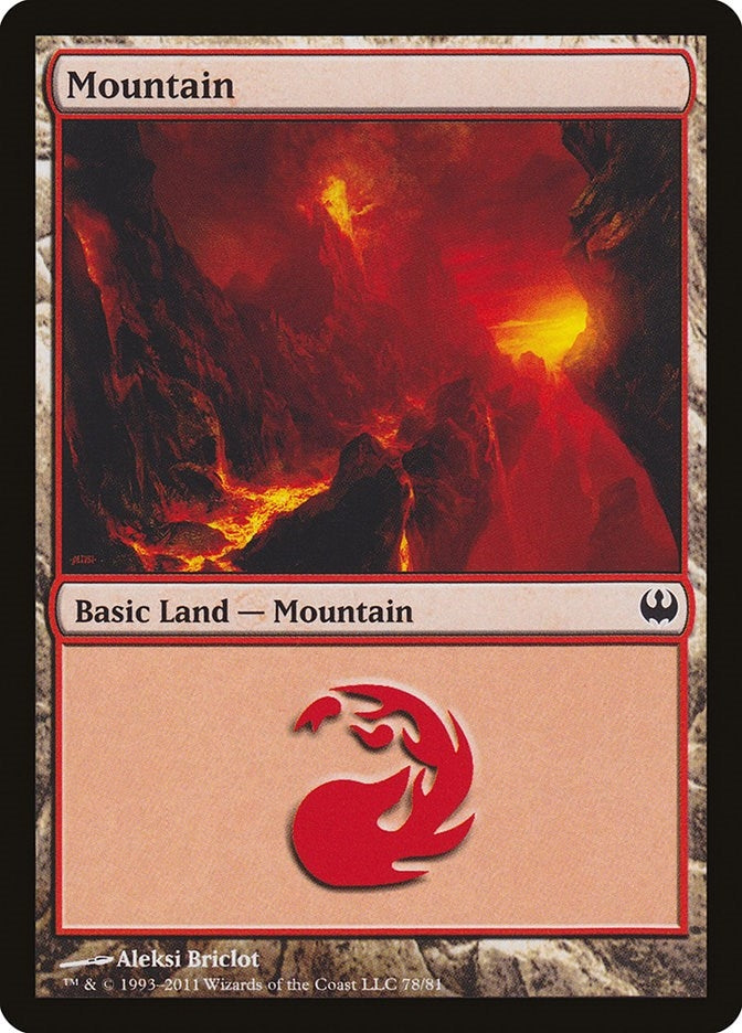 Image for Mountain (78) (78) (Knights vs. Dragons) - Magic: The Gathering