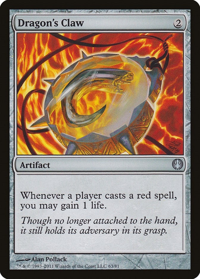Image for Dragon's Claw (63) (Knights vs. Dragons) - Magic: The Gathering
