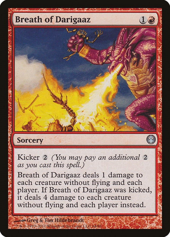 Image for Breath of Darigaaz (64) (Knights vs. Dragons) - Magic: The Gathering