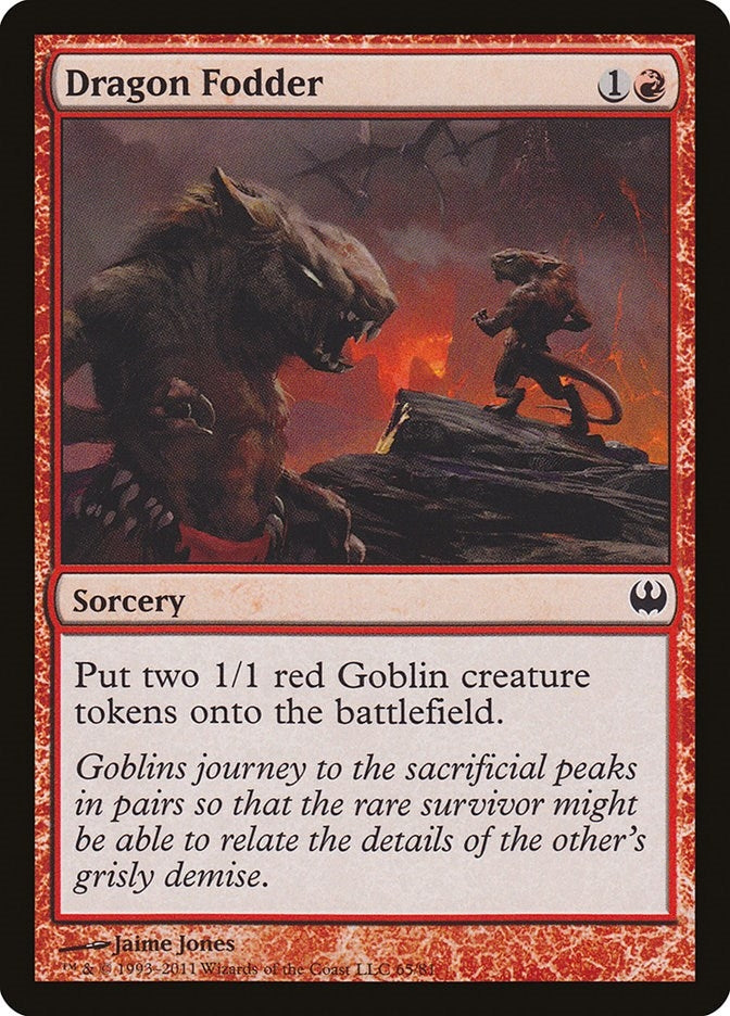 Image for Dragon Fodder (65) (Knights vs. Dragons) - Magic: The Gathering