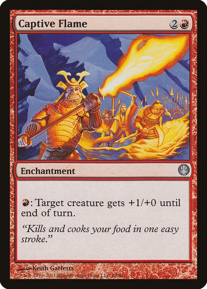 Image for Captive Flame (68) (Knights vs. Dragons) - Magic: The Gathering