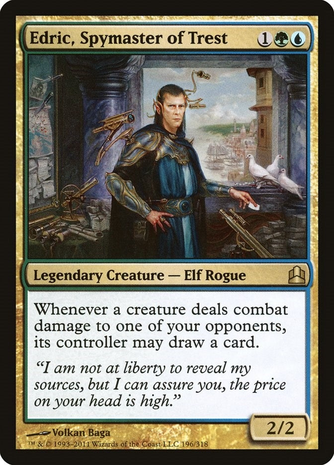 Image for Edric, Spymaster of Trest (196) (Commander) - Magic: The Gathering