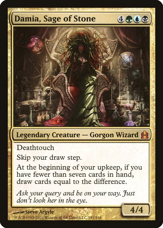 Image for Damia, Sage of Stone (191) (Commander) - Magic: The Gathering