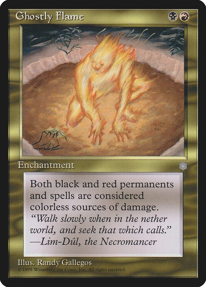 Image for Ghostly Flame (Ice Age) - Magic: The Gathering