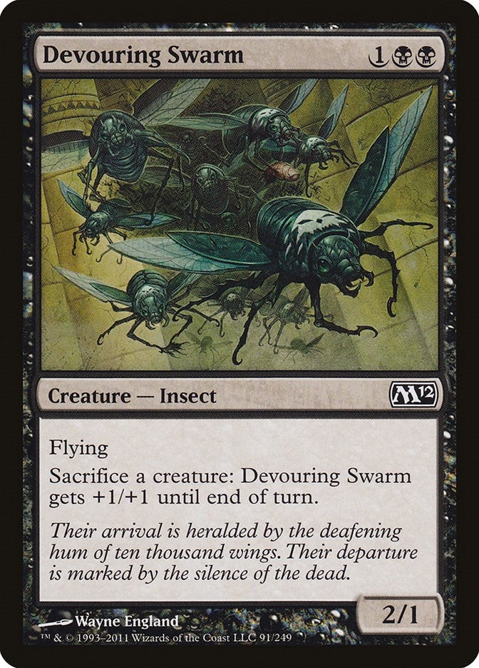 Image for Devouring Swarm (91) (Magic 2012 (M12)) - Magic: The Gathering