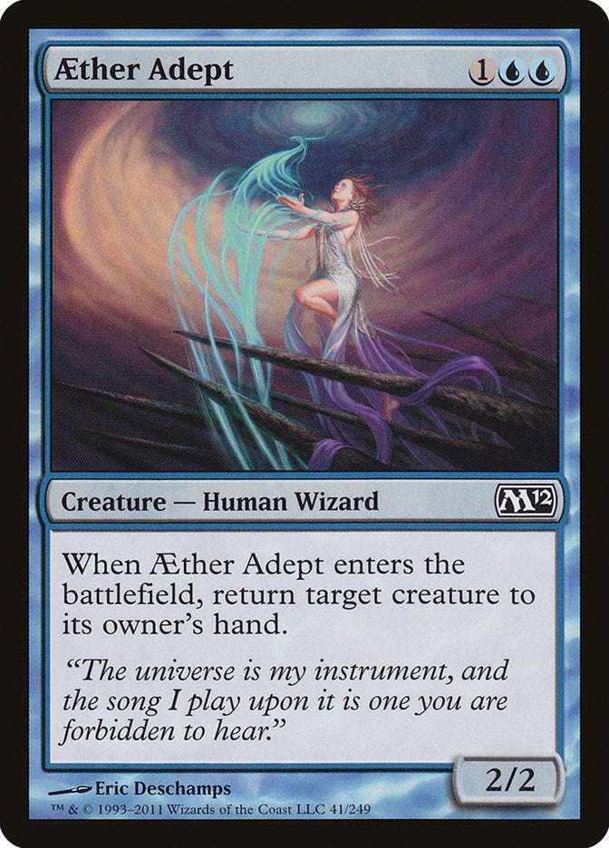 Image for Aether Adept (41) (Magic 2012 (M12)) - Magic: The Gathering