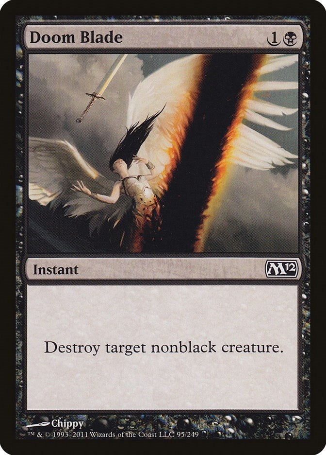 Image for Doom Blade (95) (Magic 2012 (M12)) - Magic: The Gathering