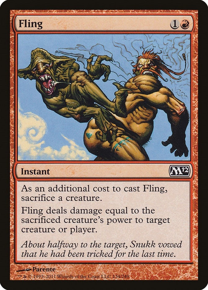 Image for Fling (134) (Magic 2012 (M12)) - Magic: The Gathering