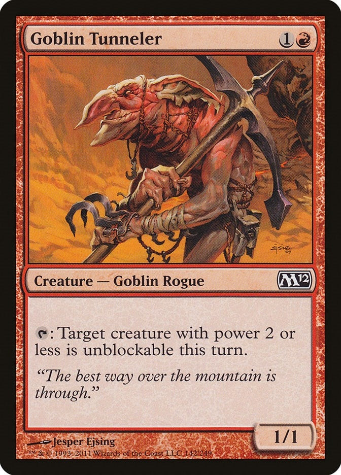 Image for Goblin Tunneler (142) (Magic 2012 (M12)) - Magic: The Gathering