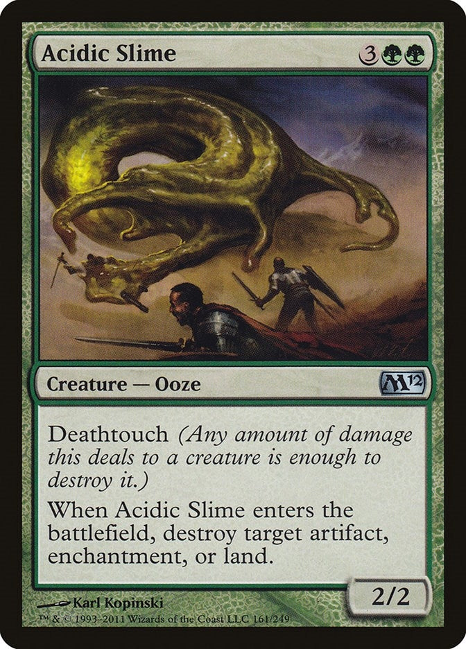 Image for Acidic Slime (161) (Magic 2012 (M12)) - Magic: The Gathering
