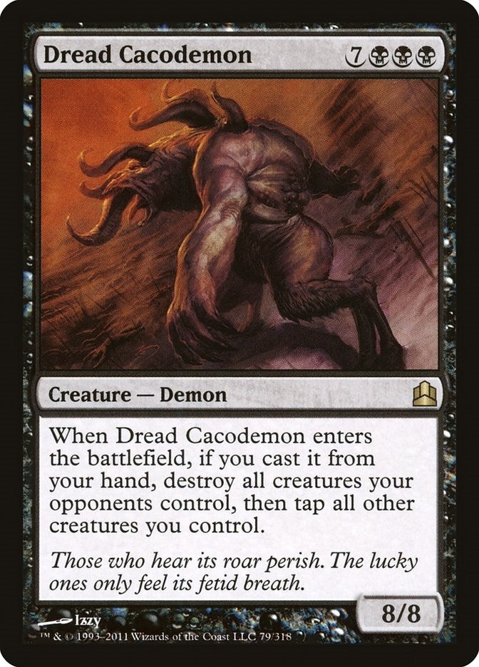 Image for Dread Cacodemon (79) (Commander) - Magic: The Gathering