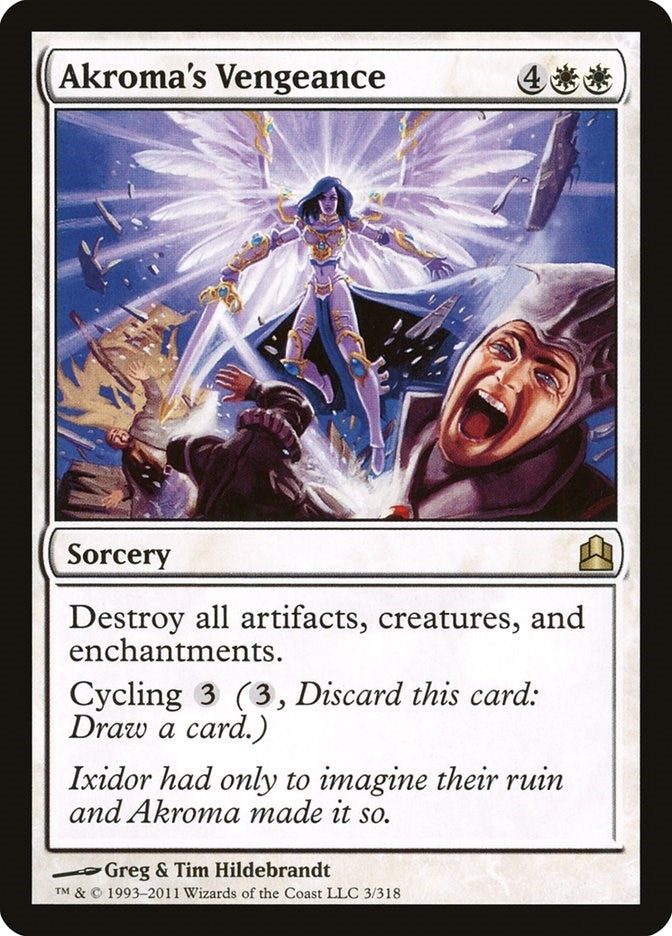 Image for Akroma's Vengeance (3) (Commander) - Magic: The Gathering