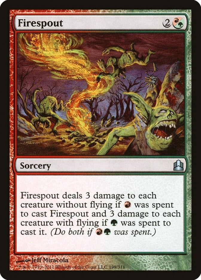 Image for Firespout (199) (Commander) - Magic: The Gathering