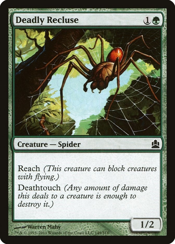 Image for Deadly Recluse (149) (Commander) - Magic: The Gathering
