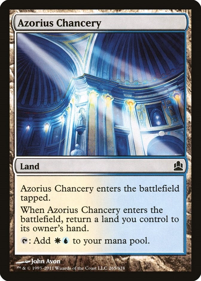 Image for Azorius Chancery (265) (Commander) - Magic: The Gathering
