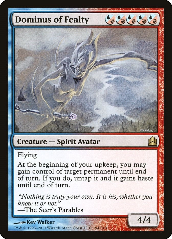 Image for Dominus of Fealty (194) (Commander) - Magic: The Gathering