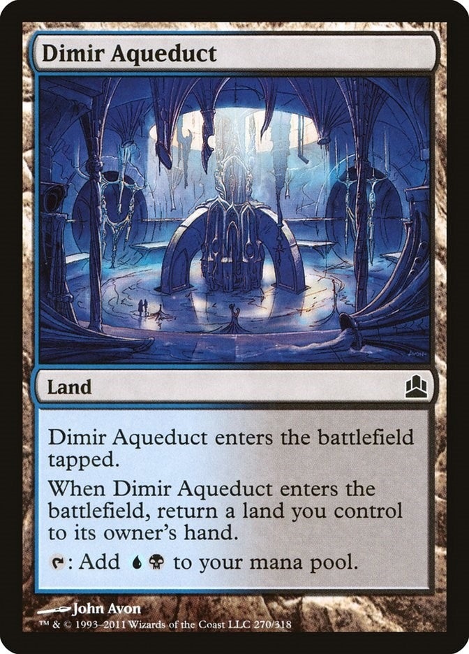 Image for Dimir Aqueduct (270) (Commander) - Magic: The Gathering