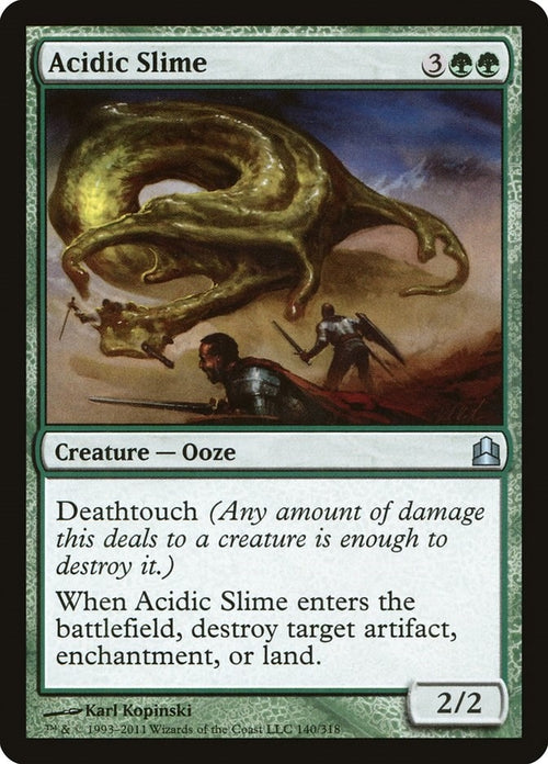 Image for Acidic Slime (140) (Commander) - Magic: The Gathering