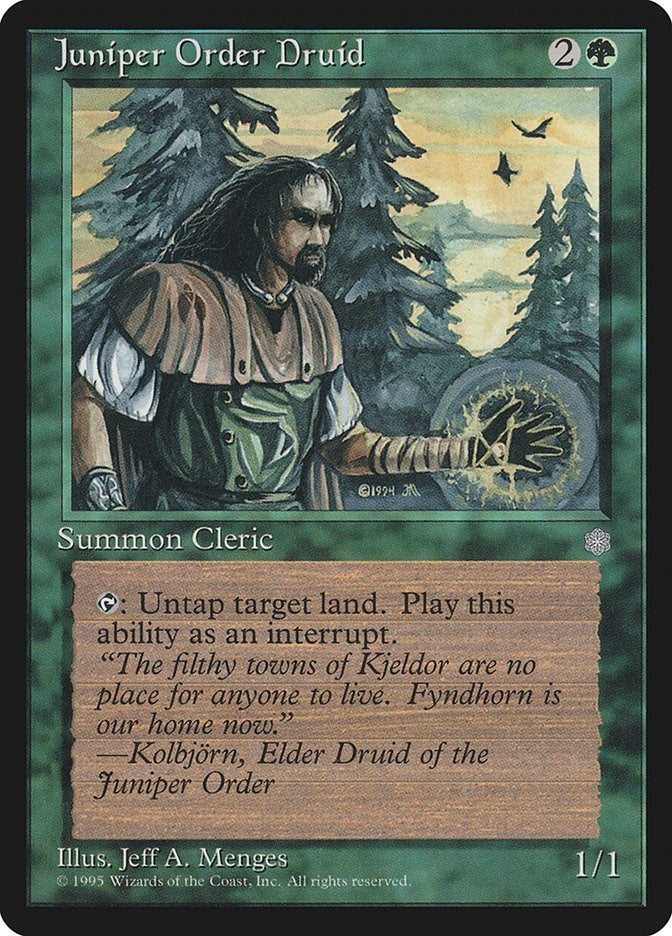 Image for Juniper Order Druid (Ice Age) - Magic: The Gathering