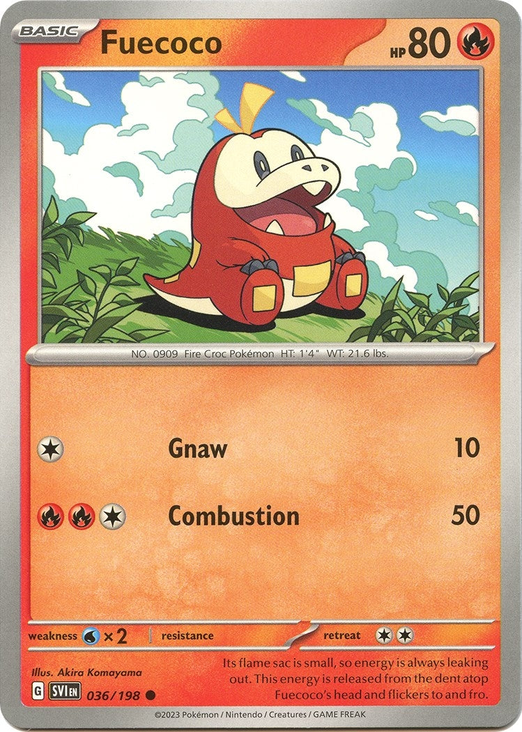 Image for Fuecoco (036/198) (SVI) - Pokemon