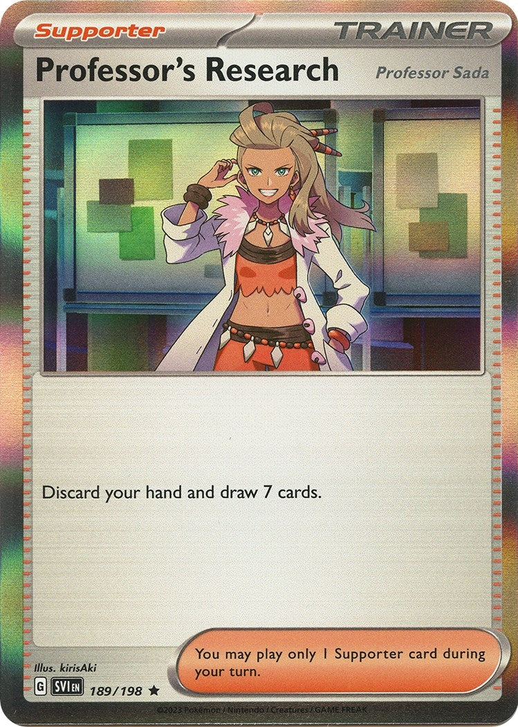 Image for Professor's Research (189/198) (SVI) - Pokemon
