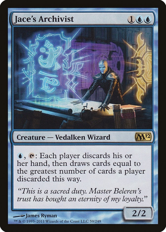 Image for Jace's Archivist (59) (Magic 2012 (M12)) - Magic: The Gathering