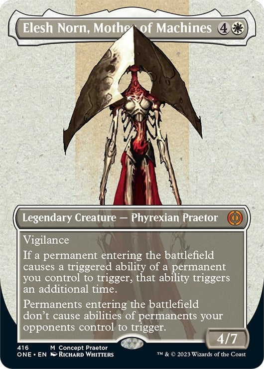Image for Elesh Norn, Mother of Machines (Concept Praetor) (416) (Phyrexia: All Will Be One) - Magic: The Gathering