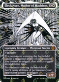 Image for Elesh Norn, Mother of Machines (Borderless) (Step-and-Compleat Foil) (419) (Phyrexia: All Will Be One) - Magic: The Gathering