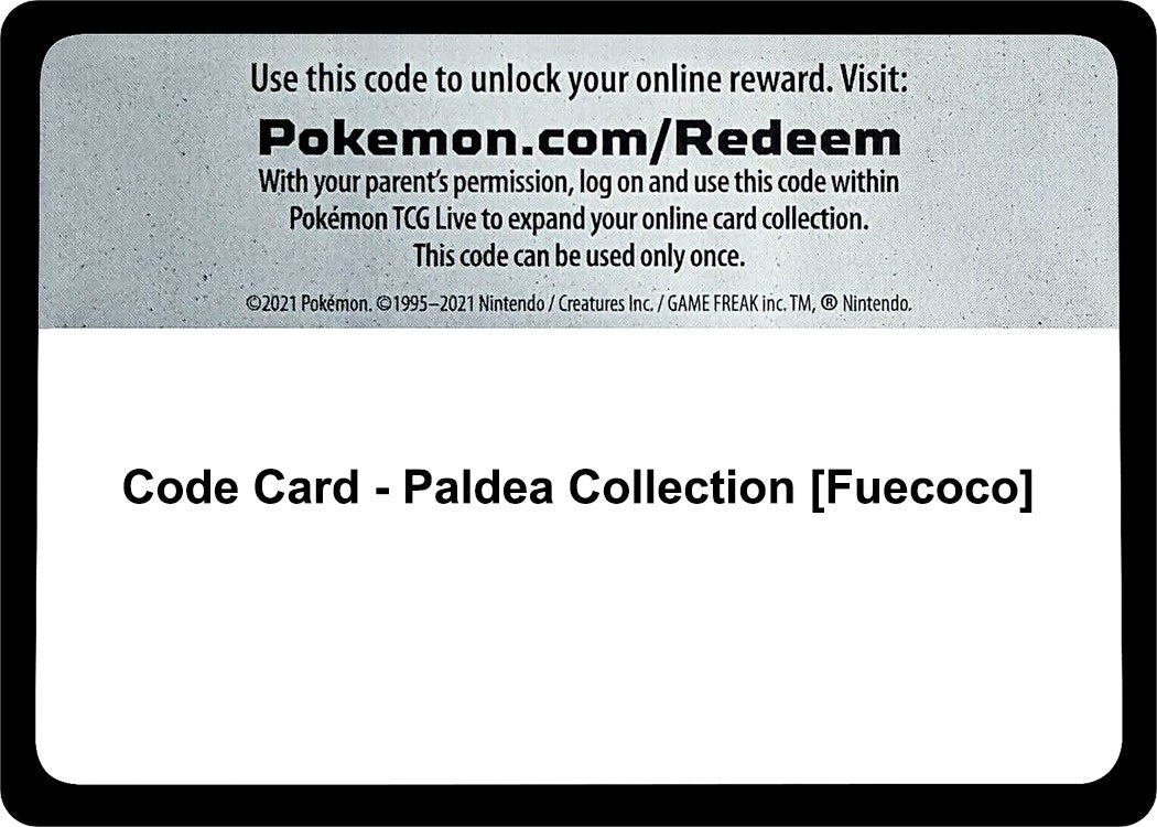 Image for Code Card - Paldea Collection [Fuecoco] (SVI) - Pokemon