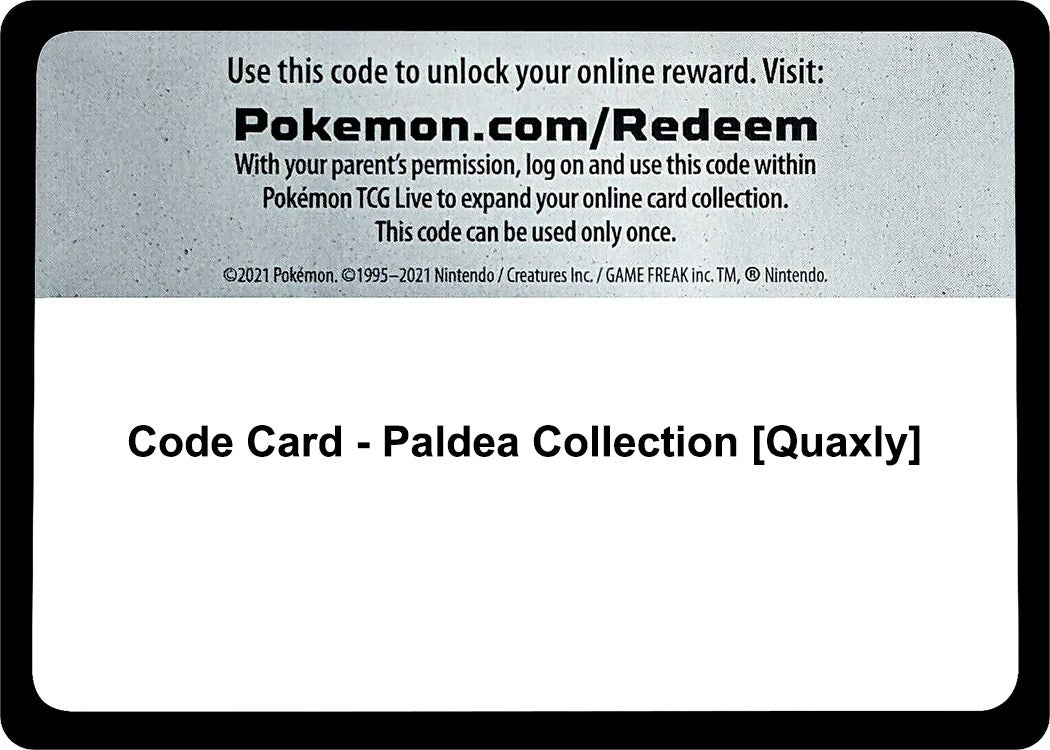 Image for Code Card - Paldea Collection [Quaxly] (SVI) - Pokemon